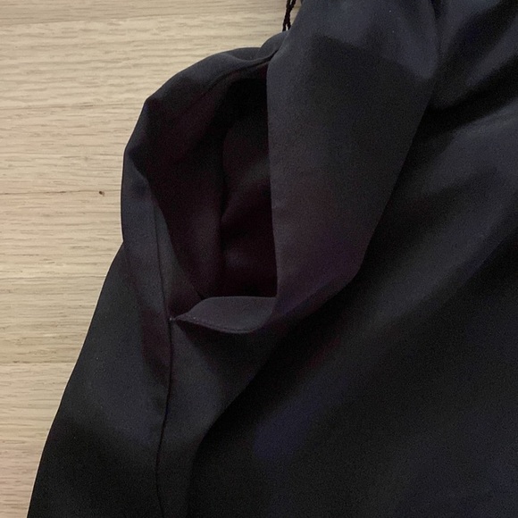 BCBGeneration Black Ruffle Sleeveless Romper - Picture 6 of 7